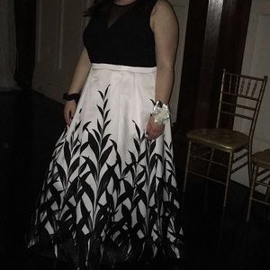 Black and White Dress